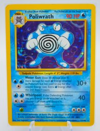 POLYWRATH Base Set Holographic Pokemon Card! (2)