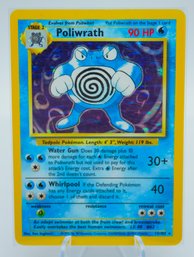 POLYWRATH Base Set Holographic Pokemon Card! (1)