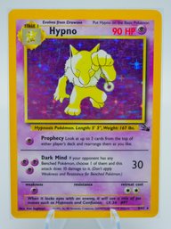 HYPNO Fossil Set Holographic Pokemon Card!!