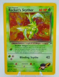 ROCKET'S SCYTHER Gym Heroes Set Holographic Pokemon Card!!