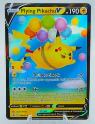 Flying Pikachu V Full Art Holofoil Pokemon Card!!