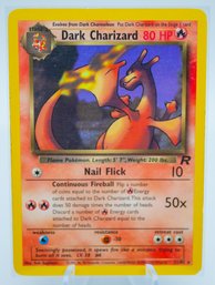 DARK CHARIZARD Team Rocket Set Rare Non-holo Pokemon Card!!