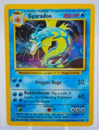 GYRADOS Base Set Holographic Pokemon Card!! (1)