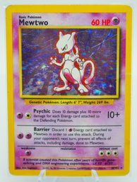 MEWTWO Base Set Holographic Pokemon Card!! (2)