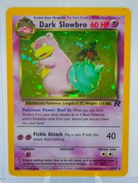 DARK SLOWBRO Team Rocket Set Holographic Pokemon Card!!