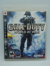 Call Of Duty World At War PS3 Game W/ Case!