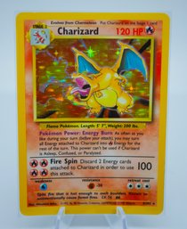 GRAIL!! CHARIZARD Base Set Holographic Pokemon Card!! (2)