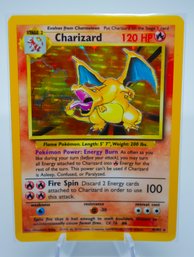 GRAIL!! CHARIZARD Base Set Holographic Pokemon Card!! (1)