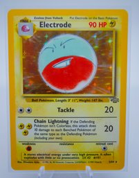ELECTRODE Jungle Set Holographic Pokemon Card!! (1)