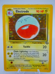 ELECTRODE Jungle Set Holographic Pokemon Card!! (3)