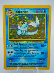 VAPOREON Jungle Set Holographic Pokemon Card!! (2)