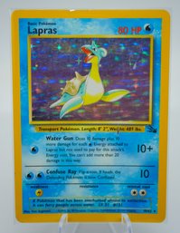 LAPRAS Fossil Set Holographic Pokemon Card!! (2)