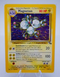 MAGNETON Fossil Set Holographic Pokemon Card!! (1)