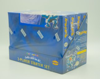 RIDICULOUS!!! SEALED BASE SET POKEMON 2 PLAYER STARTER DECK BOX (SET OF 8!!!!!)