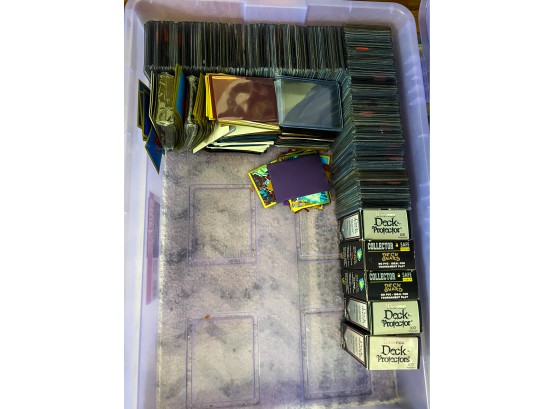 Very Large Set - 1000s Of Used & New CARD PROTECTORS!!