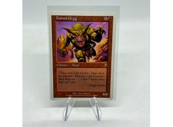 Trained Orgg Vintage Rare Magic The Gathering Card!