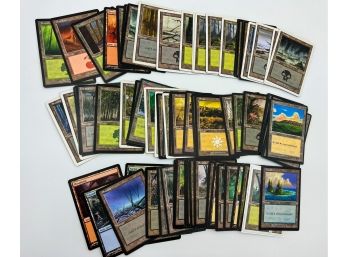 Huge MISC Vintage And Modern LAND Magic The Gathering Card Group!! (2)