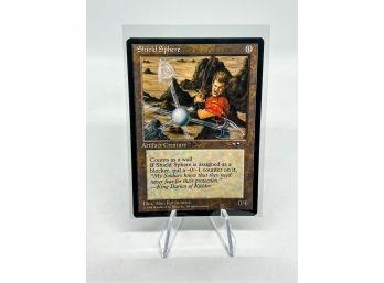 Awesome Shield Sphere Vintage 1996 Magic The Gathering Card - Alliances Set!