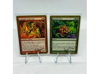 Gempalm Incinerator & Hunting Pack Uncommon MTG Cards (Berlin World Championship 2003)