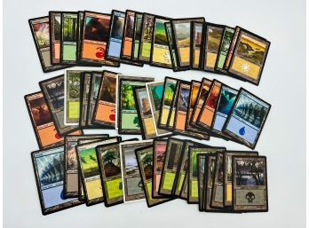 Huge MISC Vintage And Modern LAND Magic The Gathering Card Group!! (1)