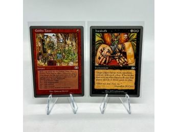 Goblin Tutor & Handcuffs Uncommon Vintage Magic The Gathering Cards - Unglued Set!