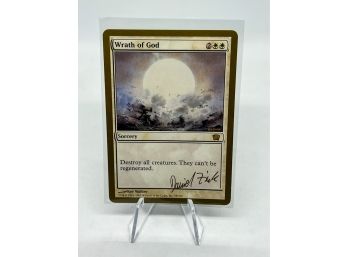 MINT Wrath Of God RARE Magic The Gathering Card (from Berlin World Championship 2003)