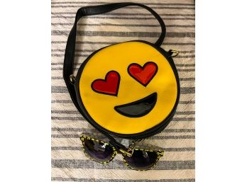 Fun 'olivia Miller' Emoji Bag & Emoji Sunglasses