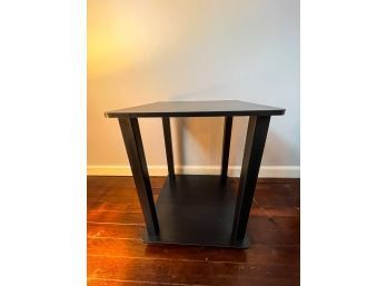 Small, Simple Black End Table (1 Of 2)