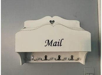 Farmhouse Chic Small Mail & Key Holder