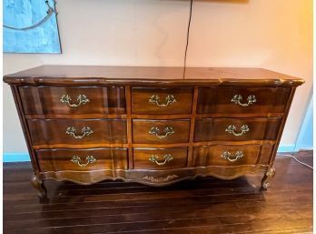 Absolutely Stunning & Ornate Vintage 9 Drawer Basset Lowboy Dresser - Original Price $2500 Plus Tax!!