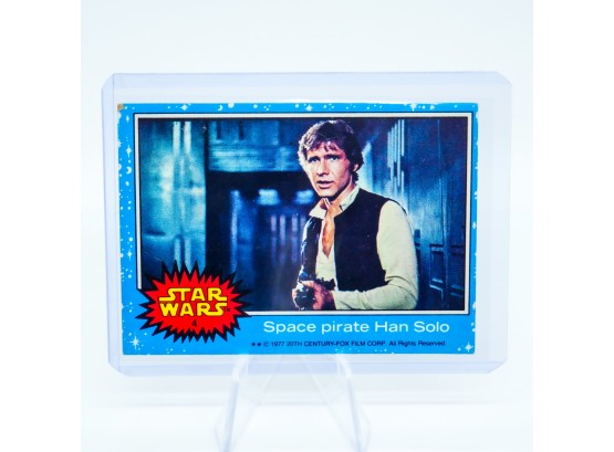SPACE PIRATE HAN SOLO Card #4 1977 Star Wars DOUBLE STAR ORIGINAL SERIES 1!!