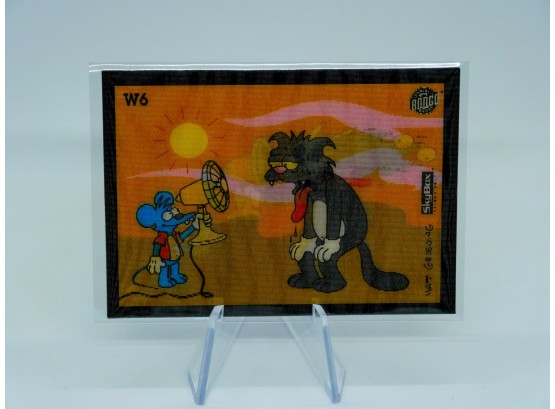Simpsons Itchy & Scratchy Hologram Animation Card