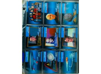Multiple Binder Pages Of 1992 Star Trek: The Next Generation Cards!!!
