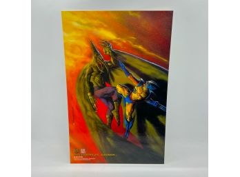 Wolverine Vs Sauron Marvel Comics Fleer 1994 Ultra Print!!