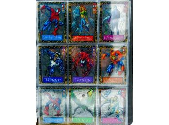 Super Cool 1994 Fleer SUSPENDED ANIMATION SPIDERMAN Cards, Full Set Of 12 PLUS EXTRAS (1 Of 2)