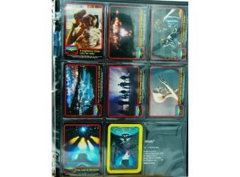 VERY RARE 1978 Set Of CLOSE ENCOUNTERS Of The 3rd KIND CARDS & STICKER!!!