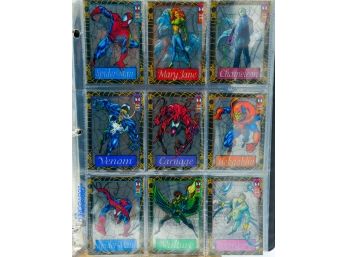 Super Cool 1994 Fleer SUSPENDED ANIMATION SPIDERMAN Cards, Full Set Of 12 (2 Of 2)