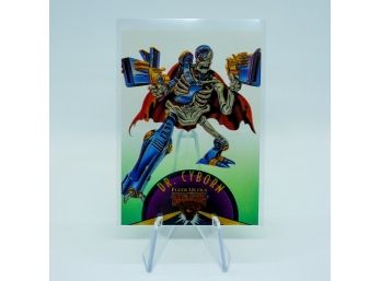Limited Edition 1995 Fleer Ultra DR. CYBORN Suspended Animation Skeleton Warrior Card!!