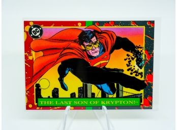 FANTASTIC SkyBox 1993 DC COMICS Superman P3 PROMO Card 'The Last Son Of Krypton'