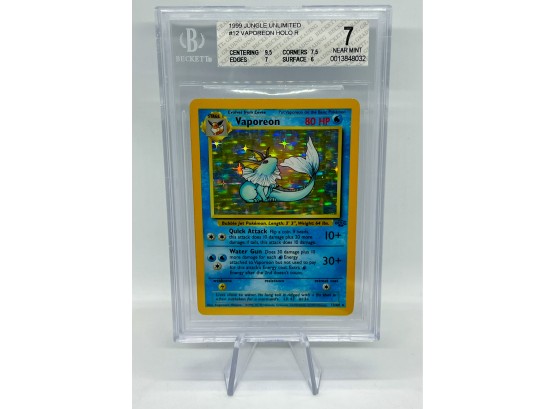 BGS 7 NM Victreebel Jungle Set Holographic Pokemon Card! 9.5 CENTERING SUBGRADE!