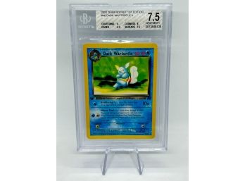 BGS 7.5 NMp 1ST EDITION WARTORTLE (Team Rocket Set) Pokemon Card!!