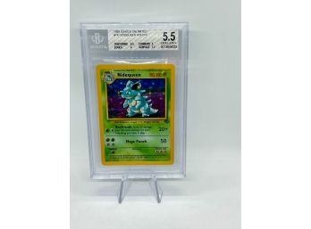 BGS 5.5 EXp Nidoqueen Jungle Set Holographic Pokemon Card! 9.5 CENTERING!!