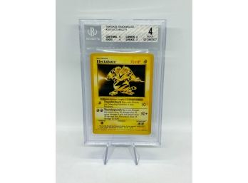 BGS 4 VG-EX Shadowless Electabuzz Rare Base Set Pokemon Card! 9 CENTERING SUBGRADE!!!!