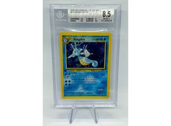 Phenomenal BGS 8.5(!!) NM-MTp 1ST EDITION KINGDRA Neo Genesis Holo Pokemon Card!