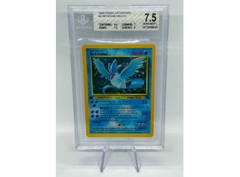 Fantastic BGS 7.5 NMp 1ST EDITION ARTICUNO Fossil Set Holographic Pokemon Card! 9.5 CENTERING SUBGRADE!!