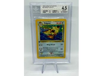 Beautiful BGS 4.5 VG-EXp 1st Edition PIDGEOT HOLO Pokemon Card! 9.5 CENTERING SUBGRADE!!!!