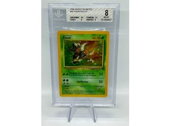 BGS 8(!) NM-MT PINSIR Jungle Set Holographic Pokemon Card! 9.5 CENTERING SUBGRADE!!!