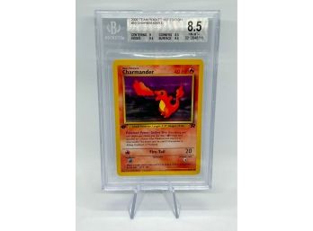 BGS 8.5(!) 1ST EDITION Charmander (Team Rocket Set) Pokemon Card!!