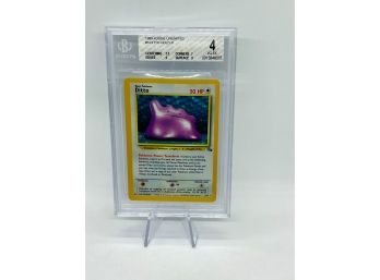 BGS 4 VG-EX Ditto Fossil Set Holographic Pokemon Card!