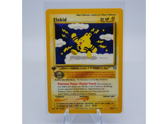 1st Edition ELEKID RARE Neo Genesis PACK FRESH POKEMON CARD!!!!!
